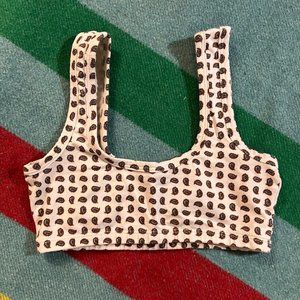 ARQ Wide Strap Bra - Paisley - Size Small (LISTING FOR SINGLE BRA)